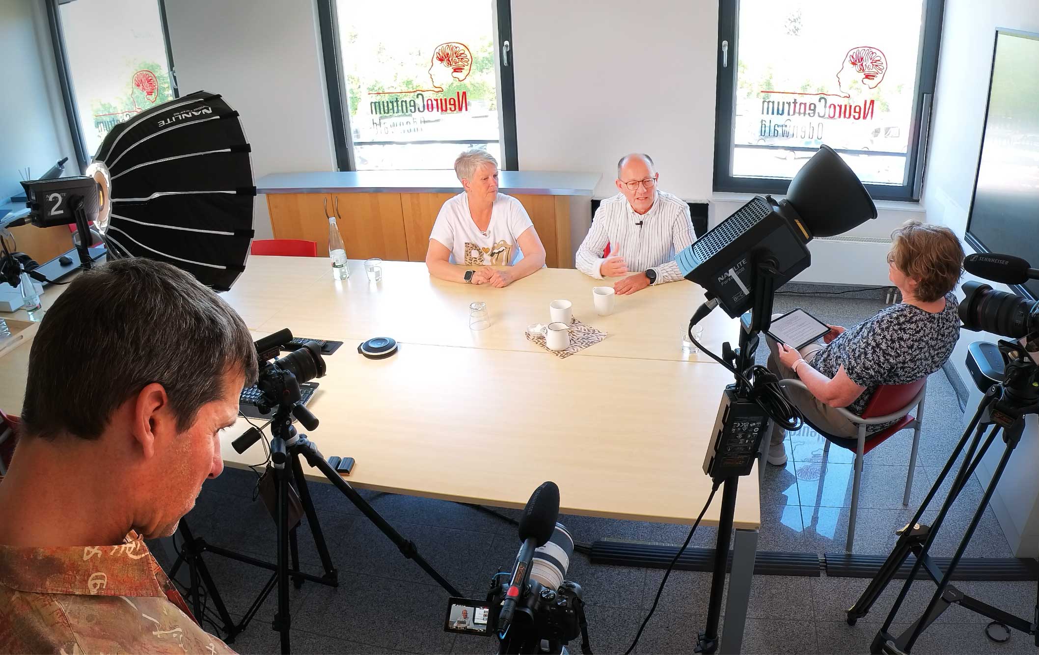 Interview Videosetting klein